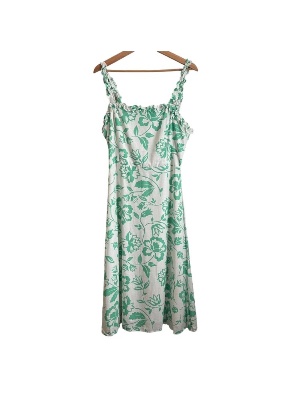 Draper James RSVP Floral Linen Blend Sundress Size 8 Cottagecore Southern Charm